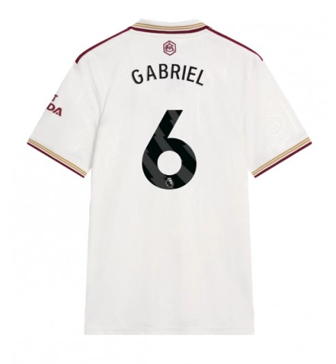 Arsenal Gabriel Magalhaes #6 Alternativní Dres 2025-26 Krátký Rukáv Arsenal Gabriel Magalhaes #6 Alternativní Dres 2025-26 Krátký Rukáv